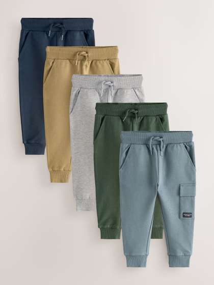 NEXT Boys Pack Of 5
                    Joggers