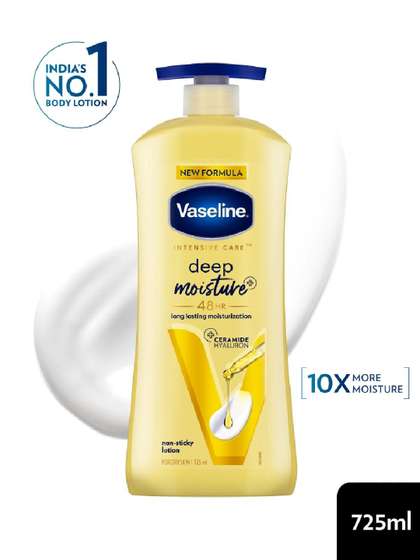 Vaseline Deep
                        Moisture Body Lotion with Ceramide Hyaluron for
                        Dry Skin - 725 ml