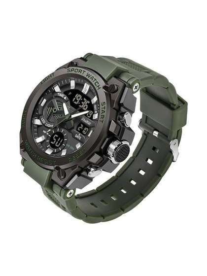 Otage Men Dial &
                    Straps Analogue and Digital Multi Function Watch F18
                    Green