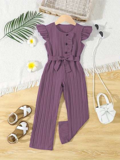 YK Girls Basic Jumpsuit