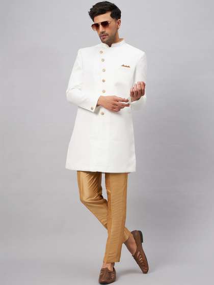 JBN Creation
                        Mandarin Collared Sherwani
