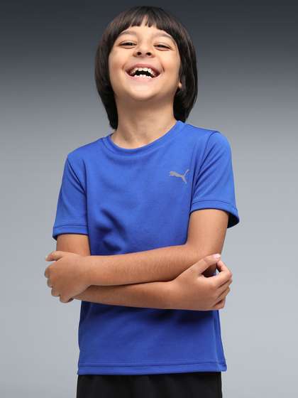 Puma Sprint Boys'
                    Sweat-Wicking Crew Tee
