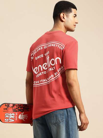 United Colors of Benetton Typography Printed T-shirt