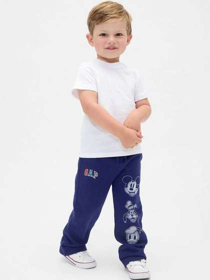 GAP Boys Mickey and
                    Friends Printed Relaxed Fit Track Pants