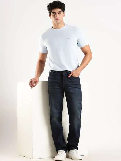 Calvin Klein Jeans Men Regular Fit Mid-Rise Jeans