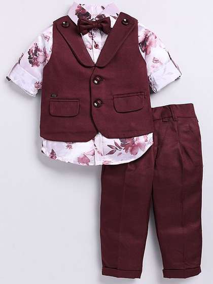 Zuxibela Boys Printed
                    Shirt with Trousers