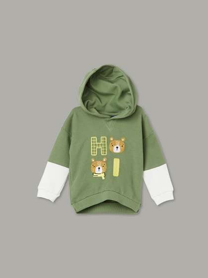 Juniors by Lifestyle
                      Boys Colourblocked Hooded Sweatshirt