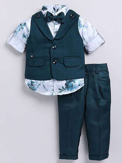 Dhyana Boys Printed
                    Shirt with Trousers