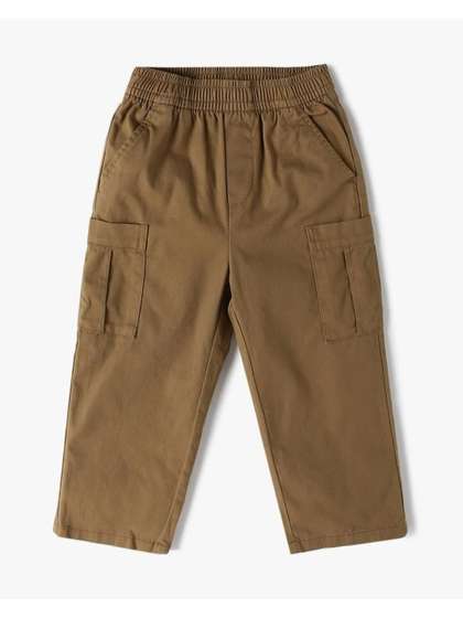 GAP Boys Mid-Rise
                    Relaxed Fit Cargo Trousers