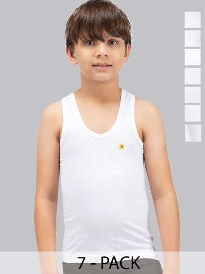 AMUL COMFY Boys Pack Of
                    7 Pure Cotton Undershirt Vests