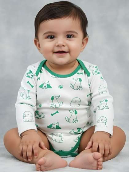SPUNKIES Infant
                      Printed Envelope Neck Bodysuit
