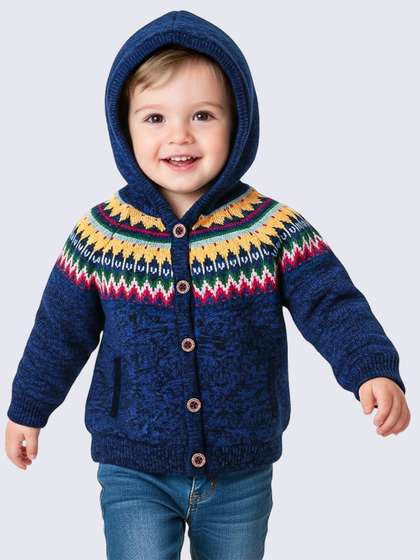 Yellow Apple Girls
                    Embroidered Pullover