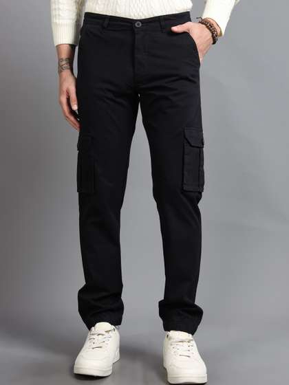 The Roadster
                        Lifestyle Co Men Mid-Rise Cargos Trousers