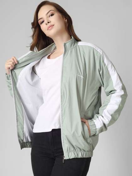 Lavozia Women
                        Colourblocked Lightweight Sporty Jacket