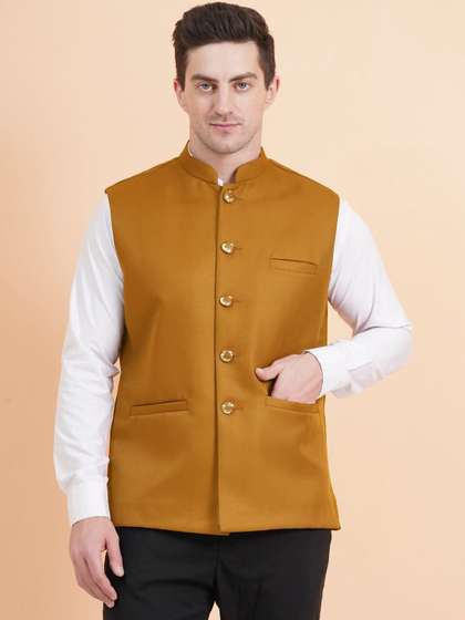 SG LEMAN Mandarin
                        Collar Nehru Jacket