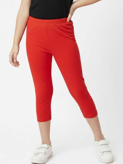 Charm n Cherish Girls
                    Three-Fourth Length Leggings