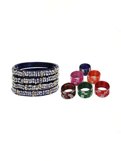 1ST TIME Pack Of 28
                        Stone Studded Bangles
