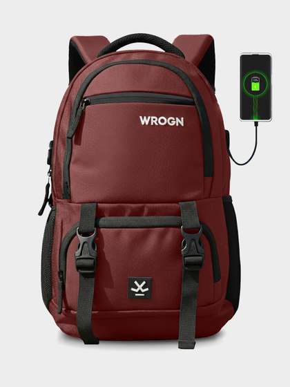 WROGN X fwd Unisex
                          Backpack with USB Charging Port 40 L