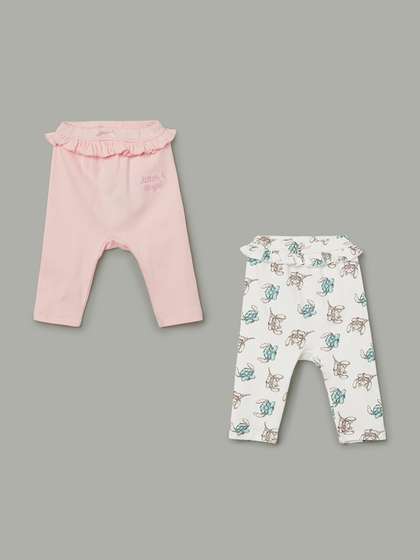 Juniors by Lifestyle
                    Pack of 2 Cotton Ankle Length Leggings