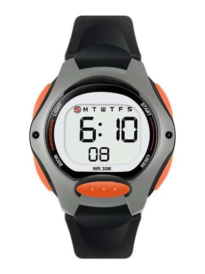 KIDSUN Kids Round Dial
                      & Straps Digital Multi Function Watch
                      8001_BLACK_ORANGE
