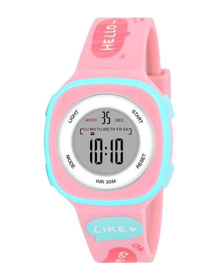 KIDSUN Girls Digital
                      Multi Function Watch 871_PINK_PINK