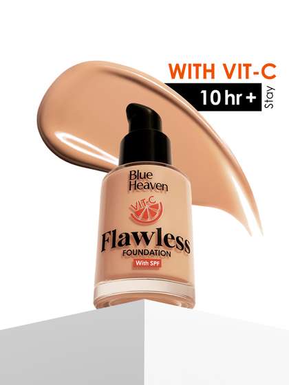 Blue Heaven Long Stay Flawless Foundation with SPF & Vitamin C 30ml - Classic Honey 04