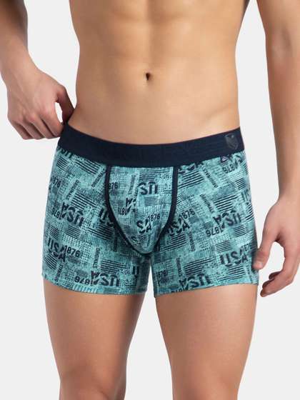 Jockey Super Combed
                        Cotton Stretch Printed Trunk with Ultrasoft
                        Waistband-US63