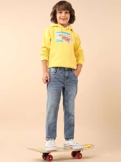 U.S. Polo Assn. Kids
                      Boys Slim Fit Mid-Rise Light Fade Cotton
                      Stretchable Jeans