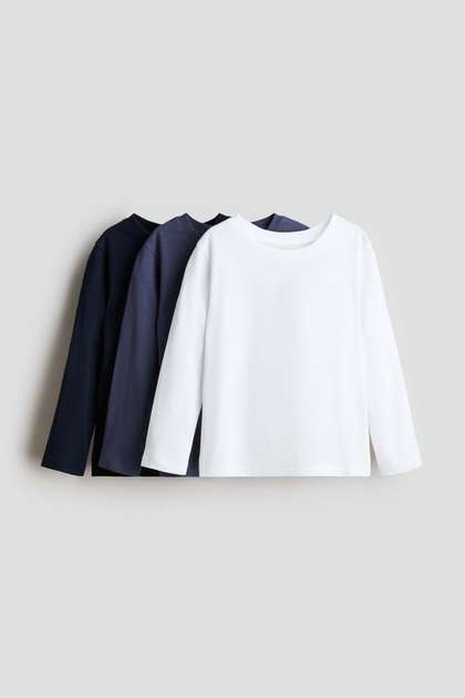 H&M 3-Pack
                    Long-Sleeved T-Shirts