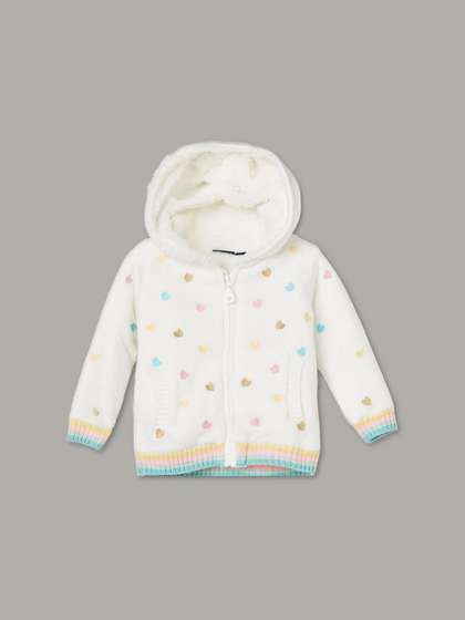 Juniors by Lifestyle
                    Girls Printed Pullover with Fuzzy Detail