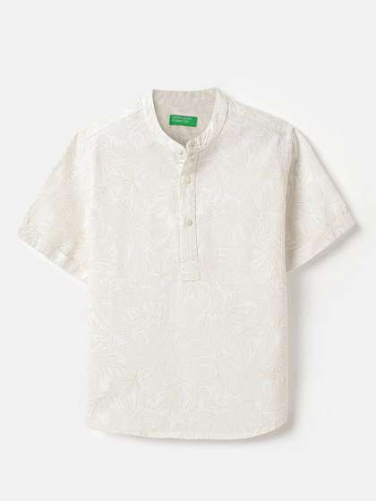 United Colors of
                        Benetton Boys Printed Casual Shirt