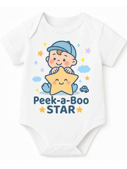 Lillypupp Kids Round
                    Neck Printed Bodysuit