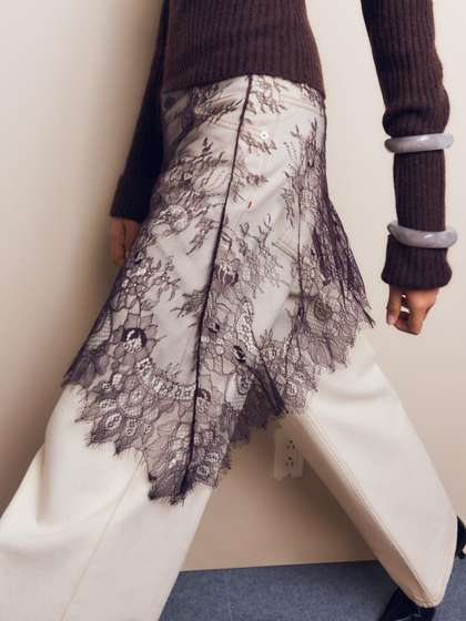 Bershka Lace wrap
                        skirt