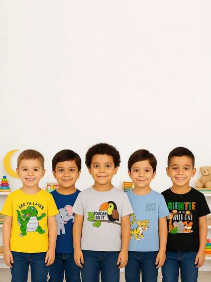 paryag hosiery Boys
                    Cotton Tshirts