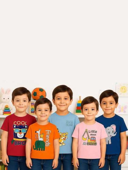 paryag hosiery Boys
                    Cotton Tshirts