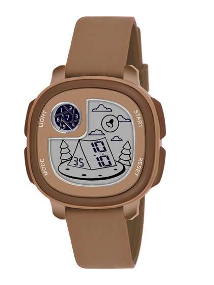KIDSUN Kids Silicon
                    Straps Digital Multi Function Watch
                    8011_BROWN_BROWN