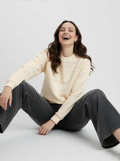 Mast & Harbour
                        Embellished Sweatshirt