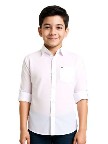 CHARCHIT Boys Comfort
                    Opaque Casual Shirt