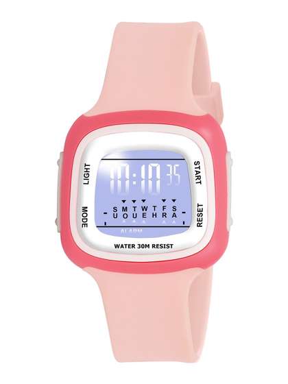 KIDSUN Kids Dial &
                    Straps Digital Multi Function Watch 877_PINK_PINK