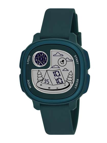 KIDSUN Kids Dial &
                    Straps Digital Multi Function Watch 8011_BLUE_BLUE