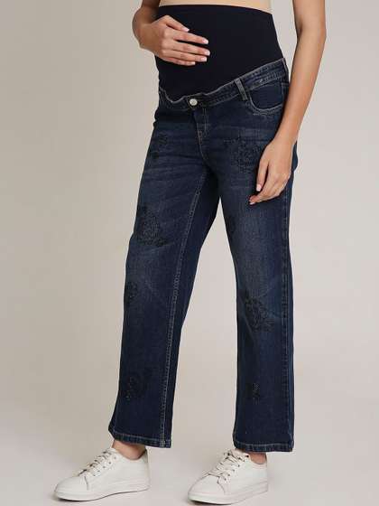 Ed-a-Mamma Women
                        Regular Fit Mid-Rise Light Fade Jeans