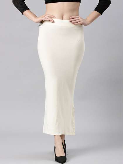 TWIN BIRDS Straight
                        Fit Saree Shapewear