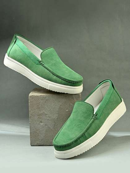 Mast &
                            Harbour Men Suede Loafers