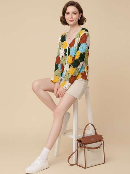 DressBerry Women
                        Floral Printed Cardigan