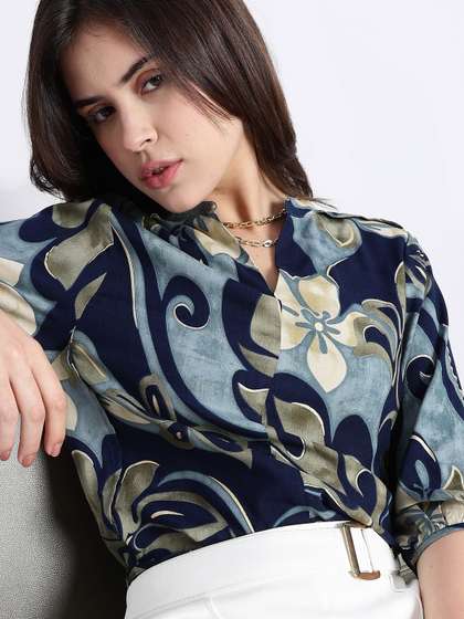 HERE&NOW Floral
                        Print Top