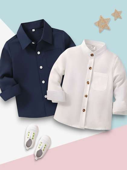 VANI COUTURE Boys Casual
                    Shirt