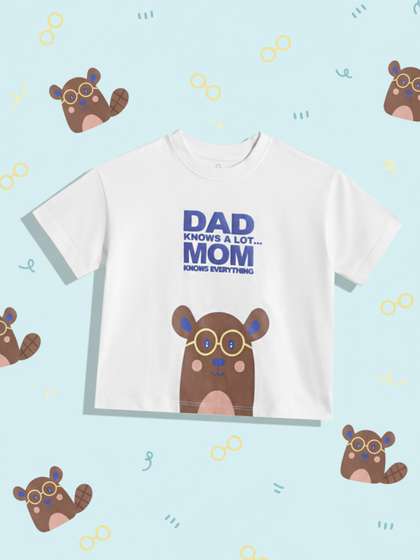 mothercare Infant Boys
                    Typography Printed Pure Cotton T-Shirt