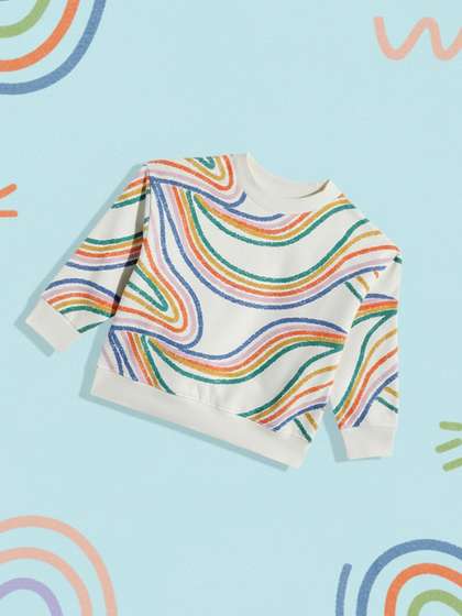 mothercare Boys Printed
                    Pure Cotton Sweatshirt
