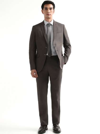 Arrow Checked
                        Notched Lapel Tailored Fit 2 Piece Suit