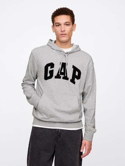 GAP Applique Brand
                      Logo Hooded Sweatshirt
